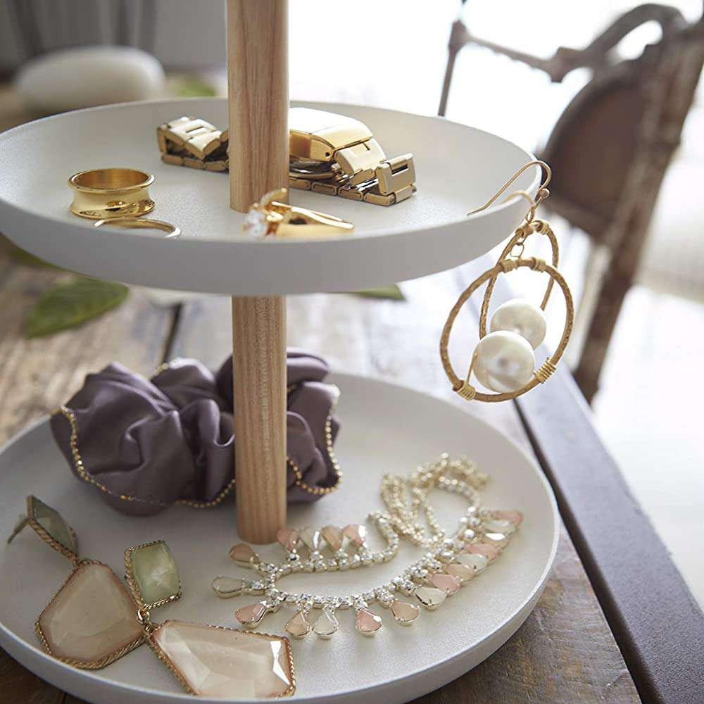 2-TIER ACCESSORY DISPLAY & STORAGE TRAY | Purple Box