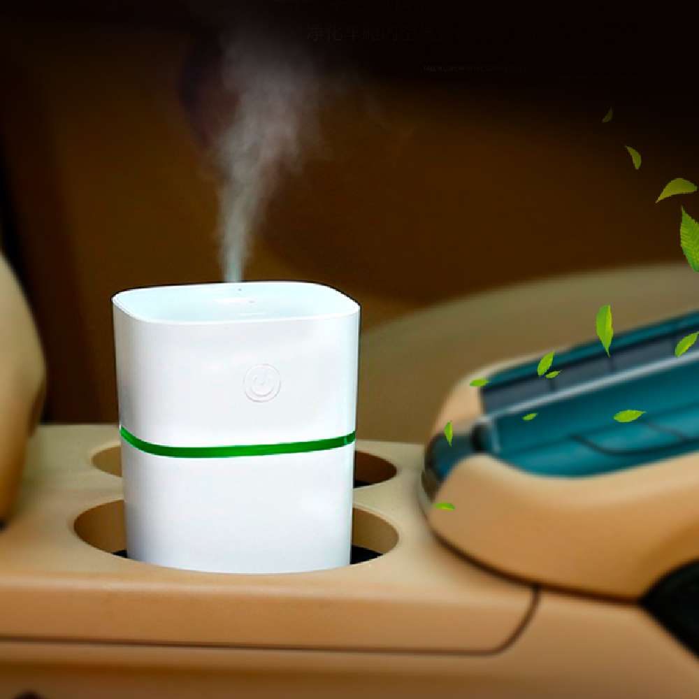 MINI PORTABLE HUMIDIFIER WITH COOL MIST & COLOUR CHANGING LED | Purple Box