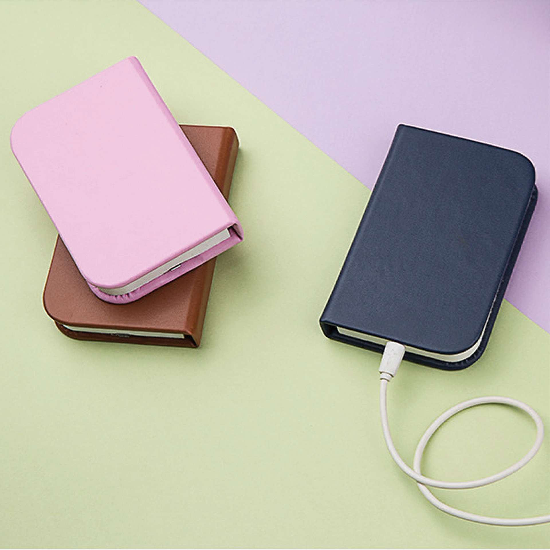 LED RECHARGEABLE BOOK SHAPE LIGHT | Purple Box